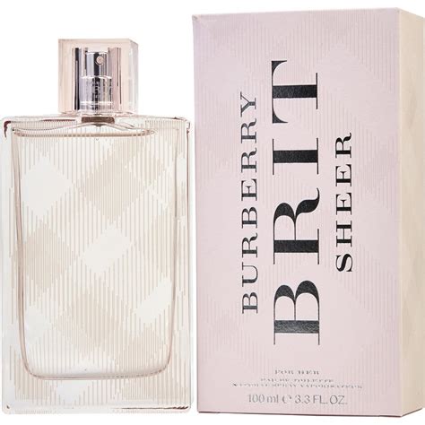 burberry brit sheer for women ingredients|burberry brit sheer edt 100ml.